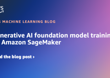 Generative AI basis mannequin coaching on Amazon SageMaker